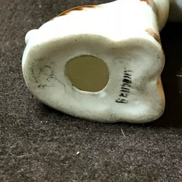 Vintage Cat Porcelain Figurine Germany HandPainted - Picture 7 of 7